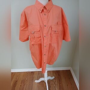 2/$15 Rugged Earth Outfitters Short Sleeve Fishing Shirt